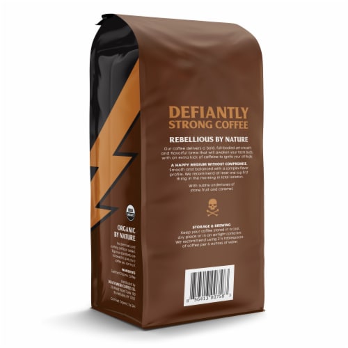 Death Wish Coffee Co.® Organic and Fair Trade Medium Roast Ground Coffee