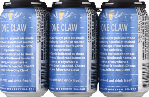 Westbrook Brewing Company One Claw Rye Pale Ale