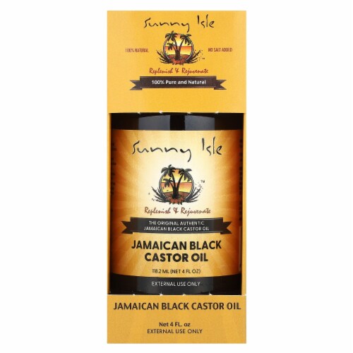 Sunny Isle Replenish & Rejuvenate Jamaican Black Castor Oil Perspective: back