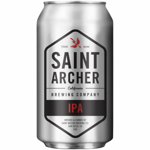 Saint Archer IPA Beer Perspective: back