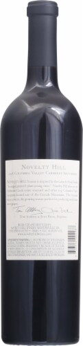 Novelty Hill Cabernet Sauvignon Washington Red Wine Perspective: back