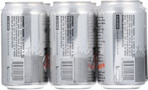 Garage Brewing Co. Mango Hefeweizen Beer Perspective: back