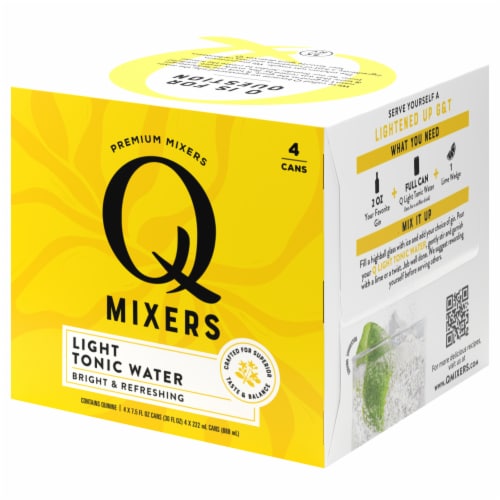 Q Mixers Light Tonic Water Perspective: back