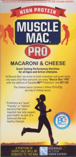 Muscle Mac® Pro White Cheddar Macaroni & Cheese Perspective: back