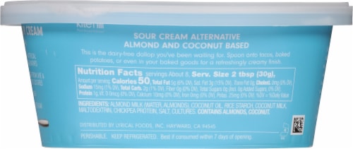 Kite Hill Dairy Free Sour Cream Perspective: back