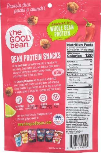 The Good Bean® Chili Lime Crunchy Chickpeas Perspective: back