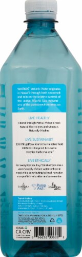 Waiakea® Hawaiian Volcanic Bottled Water Perspective: back