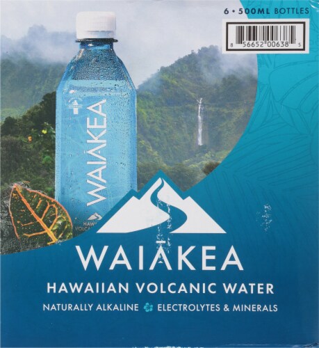 Waiakea® Hawaiian Volcanic Bottled Water Perspective: back