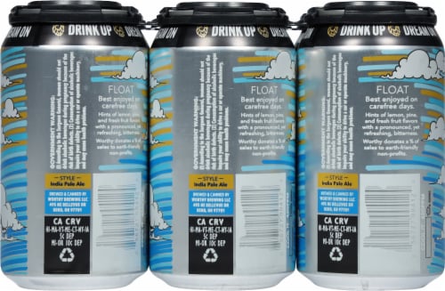 Worthy Brewing Co. Dreamboat IPA Beer Perspective: back