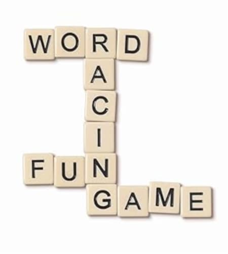 Bananagrams Crossword Tile Game - Yellow Perspective: back