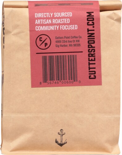Cutters Point Coffee Co. Original Medium Roast Whole Bean Coffee Perspective: back