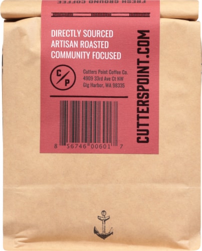 Cutters Point Coffee Co. Original Medium Roast Ground Coffee Perspective: back