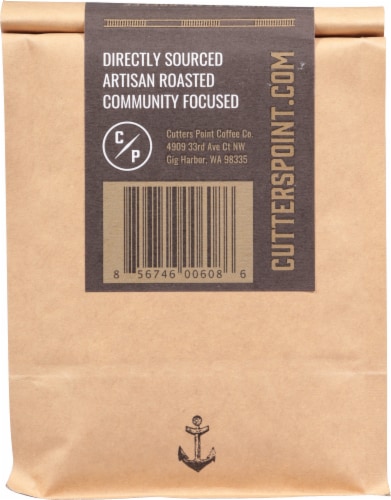 Cutters Point Coffee Co Discovery Espresso Viennese Roast Whole Bean Coffee Perspective: back