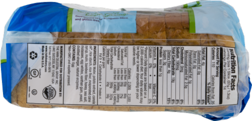 Rudi's Gluten-Free Original Sandwich Bread Perspective: back