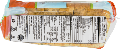 Rudi's Gluten Free Multigrain Sandwich Bread Perspective: back