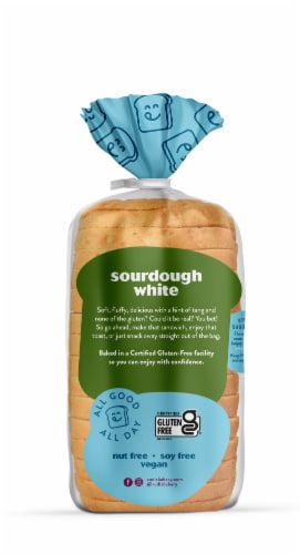 Rudi's Gluten Free Sourdough White Bread Perspective: back