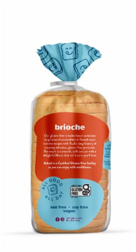 Rudi's Gluten Free Brioche Bread Perspective: back