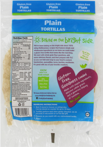 Rudi's Gluten Free Plain Tortilla Perspective: back