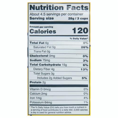 LesserEvil® Organic Lemonade Popcorn Perspective: back