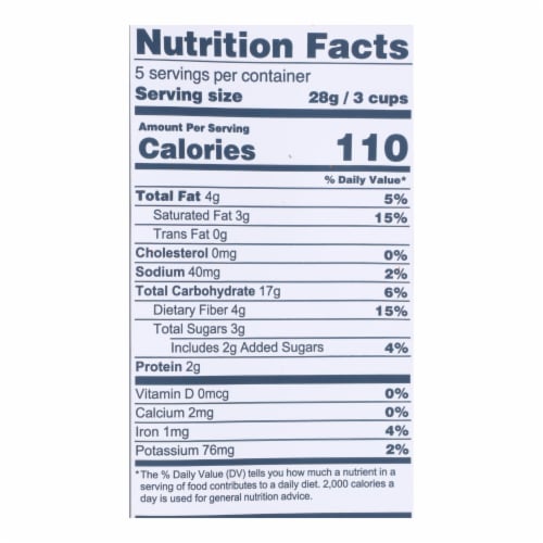 LesserEvil, Organic Popcorn, Watermelon Hibiscus 4.6 oz Perspective: back