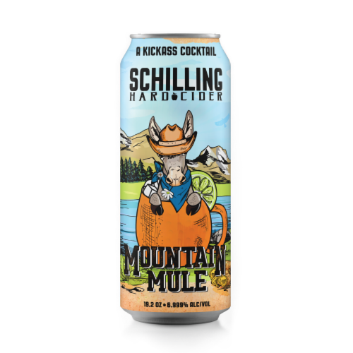 Schilling Mountain Mule Craft Cider Single Can Perspective: back