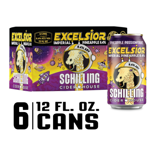 Schilling Excelsior Pineapple Imperial Cider Perspective: back