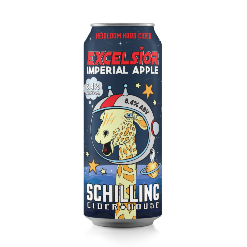 Schilling Excelsior Imperial Apple Cider Single Can Perspective: back