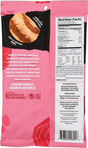 Wilde Himalayan Pink Salt Chicken Breast Protein Chips Perspective: back