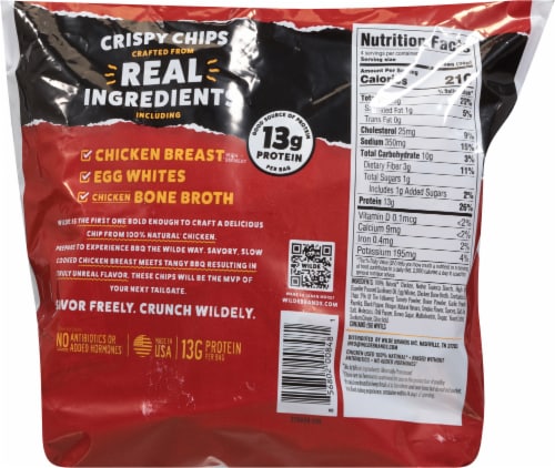 Wilde Barbeque Protein Chips® Mult-Pack Perspective: back