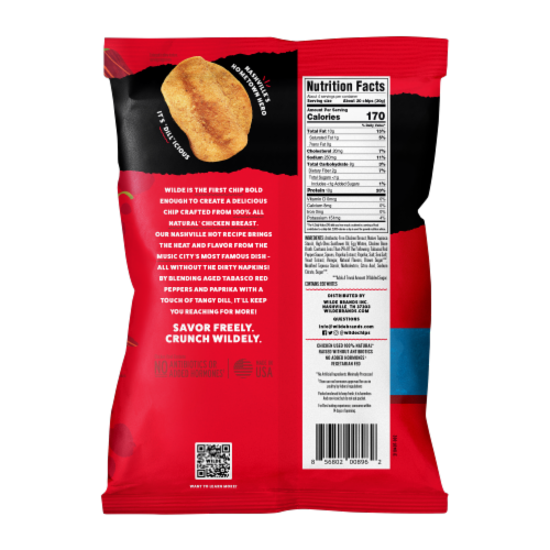 Wilde Nashville Hot Protein Chips Perspective: back