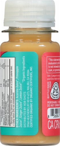 Kor Immune+ Acerola/Cordyceps Cold-Pressed Juice Shot Perspective: back