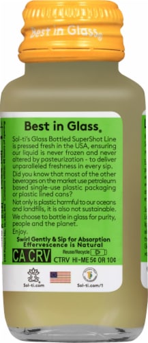 Sol-ti® Ginger SuperShot™ Herbal Supplement Perspective: back
