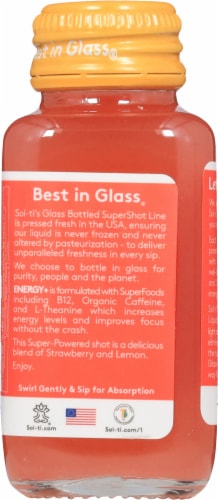 Sol-ti® Energy +™ SuperShot® Herbal Supplement Perspective: back