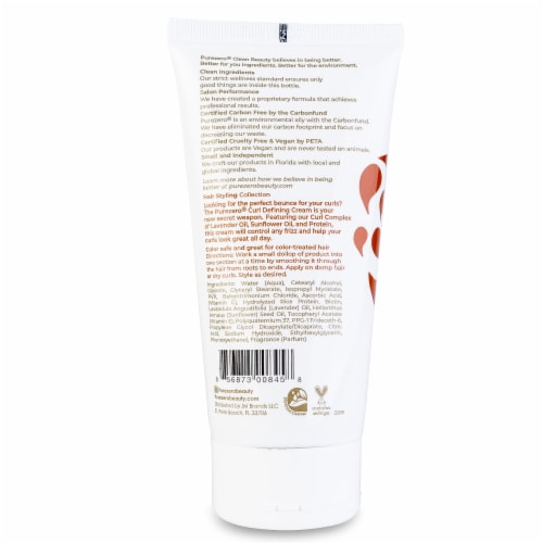 Purezero® Style Definer Fresh Scent Curl Cream Perspective: back