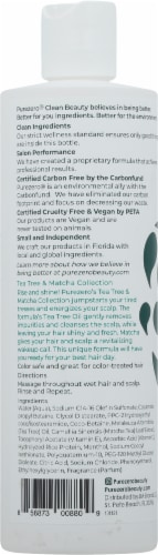 Purezero® Tea Tree & Matcha Invigorating Shampoo Perspective: back