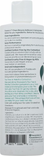 Purezero® Tea Tree & Matcha Invigorating Shampoo Perspective: back