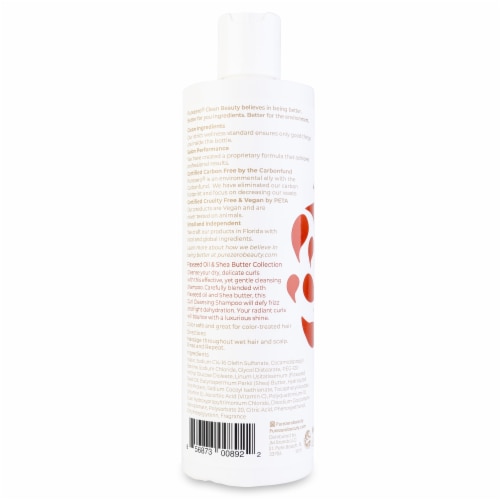 Pure Zero® Curl Cleansing Shampoo With Flaxseed Oil & Shea Butter Perspective: back