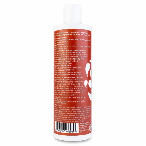 Pure Zero® Curl Quenching Conditioner With Flaxseed Oil & Shea Butter Perspective: back