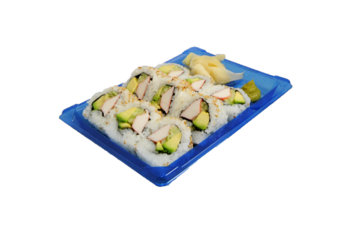Inku Sushi Crab Stick Cucumber and Avocado Sushi Perspective: back