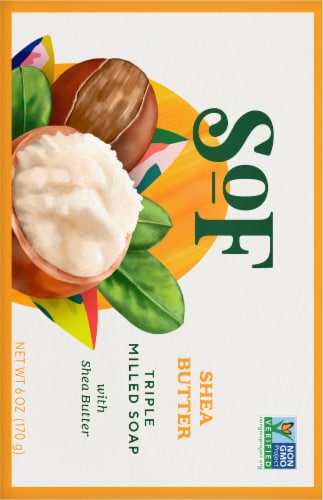 South of France Shea Butter Bar Soap Perspective: back