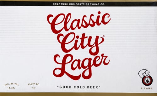 Creature Comforts® Classic City® "Good Cold Beer" Lager Perspective: back