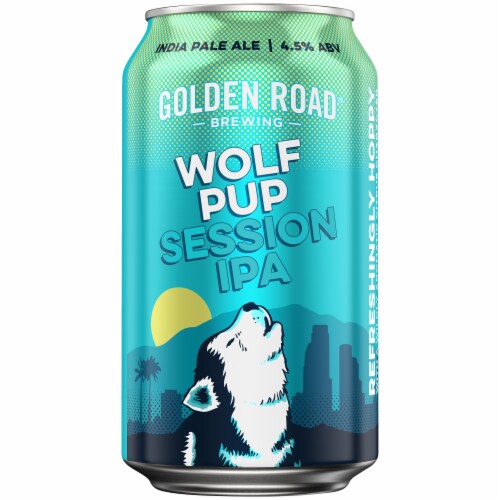 Golden Road Brewing Wolf Pup Session IPA Perspective: back