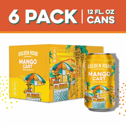 Golden Road Mango Cart Beer Perspective: back