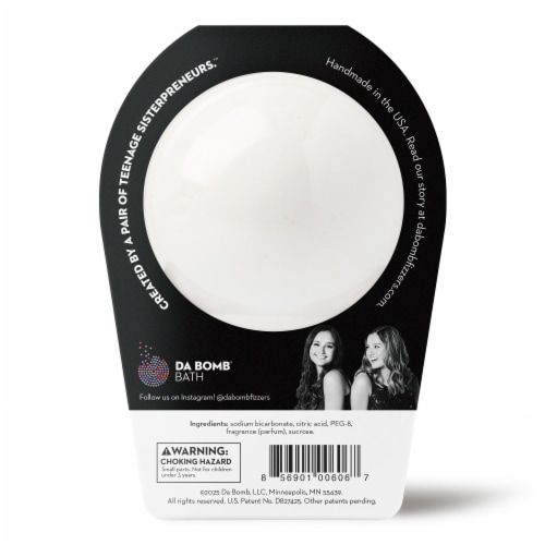 Da Bomb® Bath Almond Buttercream With Suprise Inside Cake Bomb™ Bath Fizzer Perspective: back