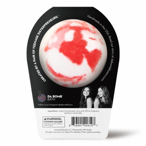 Da Bomb® Love Bomb™ Full Size Bath Bomb Perspective: back