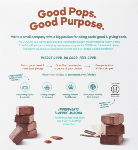 Goodpop® Dairy Free Oatmilk Fudge n' Vanilla Ice Cream Perspective: back