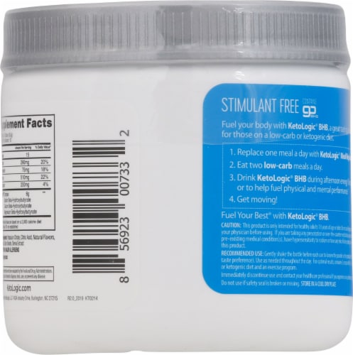 KetoLogic™ Keto BHB Patriot Pop Exogenous Ketones Perspective: back