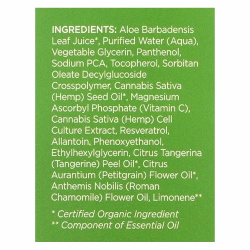 Andalou Naturals CannaCell Hydrating Toner Perspective: back
