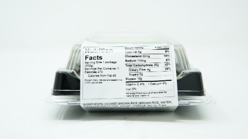 Yummi Sushi Brown Rice Tuna Avocado Roll Perspective: back