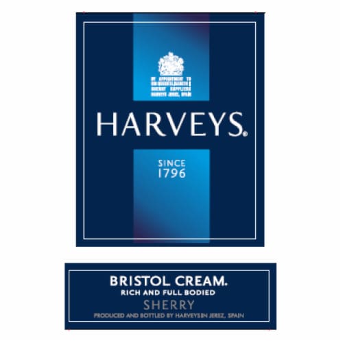 Harveys Bristol Cream Spain Sherry Perspective: back